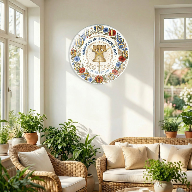 "American Independence USA 250th Anniversary Merchandise", 40 x 40 cm (15,7 x 15,7 pouces)
