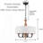 Farmhouse Drum 4-light Chandelier