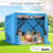 10x10ft Camping Gazebo Screen Tent, 5 Sided Pop-up Canopy Shelter with Mesh Windows-105156977