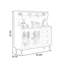 Buffet en bois massif noir-1127621445