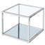 Table d'appoint en verre Uyuni