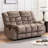 2-Piece Modern And Upholstered Soft Manual Reclining Living Room Set-109867513