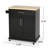 Modern Functional Kitchen Cart with Manufactured Wood Top,Storage Cart with Drawer-2004029712