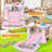 13.4' x 6.82' Bounce House with Slide and Air Blower-99252333