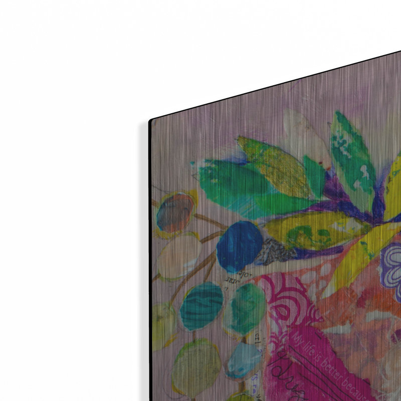 Lark Manor ™ «Miss Piggy» par St. Hilaire Elizabeth, art mural en métal, H 36 po x l 36 po