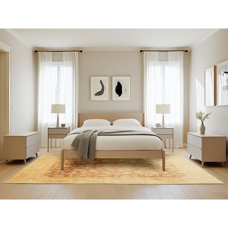 Tapis brun clair / brun Birkholz, Rectangle 5 pi x 8 pi