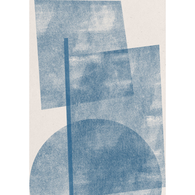 Wrapped Canvas Print, 91.44 cm H x 60.96 cm W, Blue