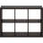 Cubicle Open Back Decorative Cube Storage Organizer, 6-Cube,