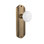 Deco Plate with White Porcelain Door Knob