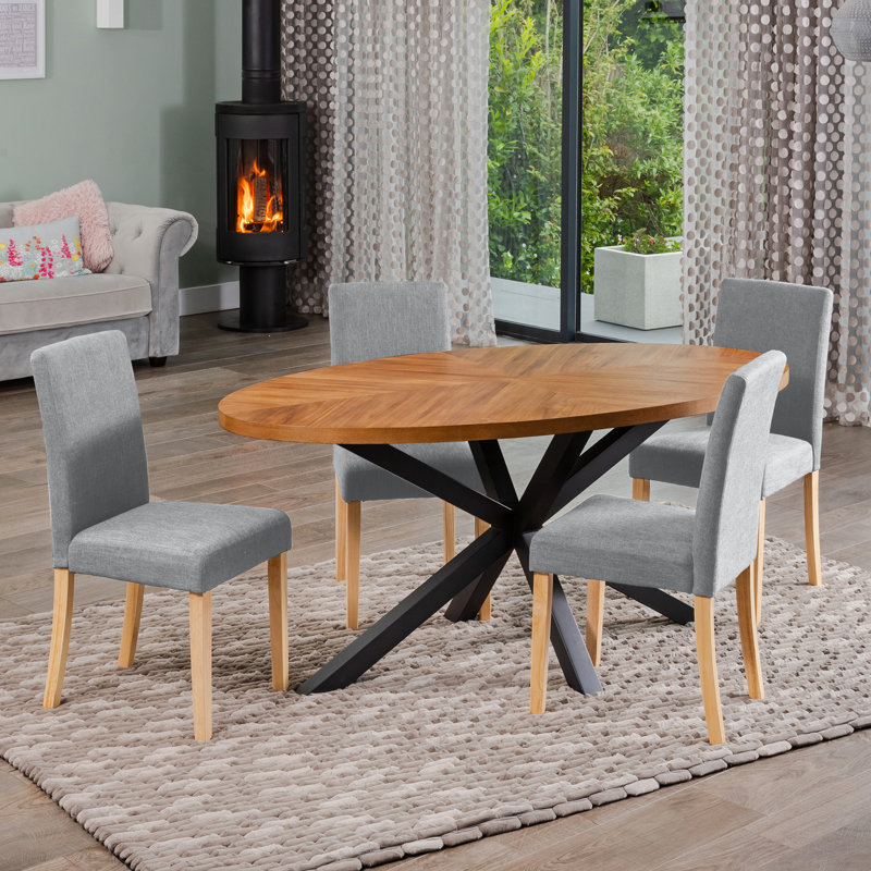 Soderquist 4 - Person Dining Set, Grey