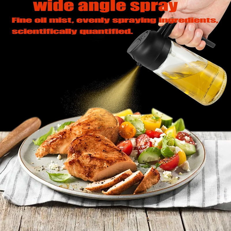 2-in-1 Olive Oil Dispenser & Sprayer