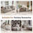 Boneless 137" Oversized Modular Sectional , Combined Sofa Bed Corduroy Fabric Sofa Set For Living Room-194677029