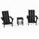 Godin All-Weather HDPE Adirondack Chair with Table