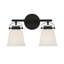 Éclairage pour salle de bain 3 lumières Savoy House Kaden en noir mat-70337276-119772785-119772784
