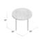 La'Stratta Outdoor Round Coffee Table-11116232