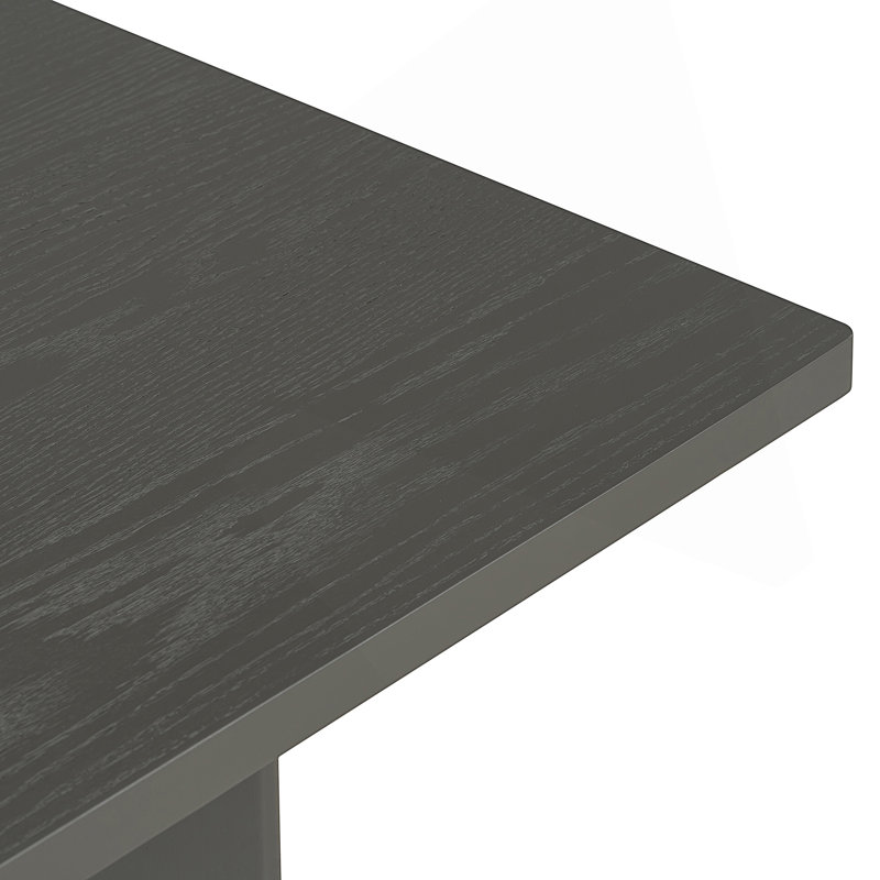 Table de salle à manger en bois pour 6 personnes avec chaises rembourrées, table rectangulaire de 60 pouces avec pieds découpés pour une utilisation polyvalente
