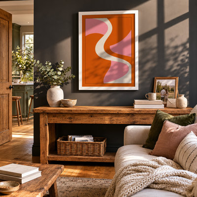 Flowing Forms Abstract - Print