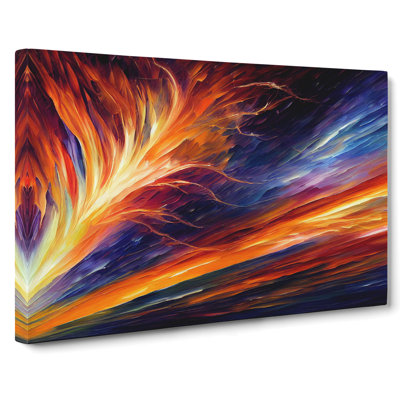 Glorious Electricity - Wrapped Canvas Painting