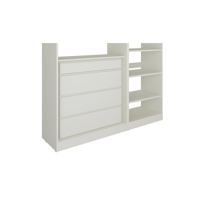 Ensembles de rangement pour garde-robe 36/24 po, Blanc, H 84 po x l 60 po x P 16 po