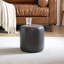 30cm Small Round Faux Leather Upholstered Ottoman-1061551671
