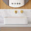 DeerValley  480 x 370 x140 White Rectangular Bathroom Sink Vessel Basin