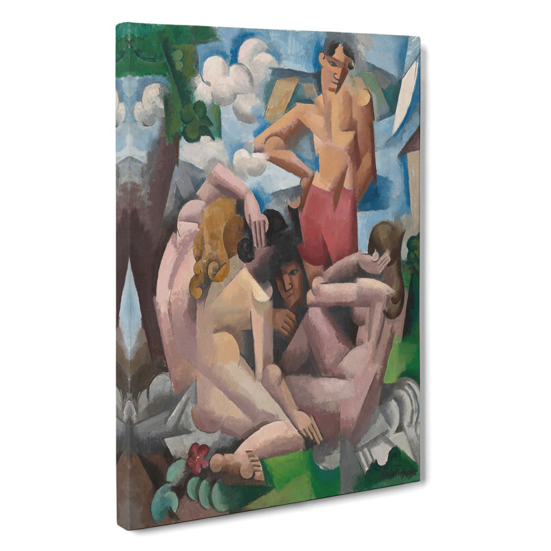 The Bathers by Roger De La Fresnaye - Wrapped Canvas, 50cm H x 35cm W x 3cm D