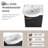 16'' Single Bathroom Vanity with Ceramic Top