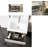 Malika 40'' Single Bathroom Vanity with Ceramic Top-679563005