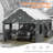 13 ft. W x 25 ft. D Carport Canopy with Side Doors, Heavy Duty Car Ports with Sidewalls, Drive Through Portable Garage, Grey-122295833