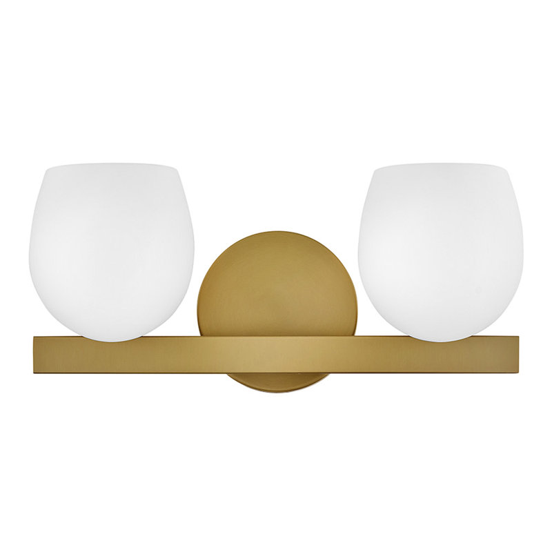 Mae 2 - Light Vanity Light, Lacquered Brass