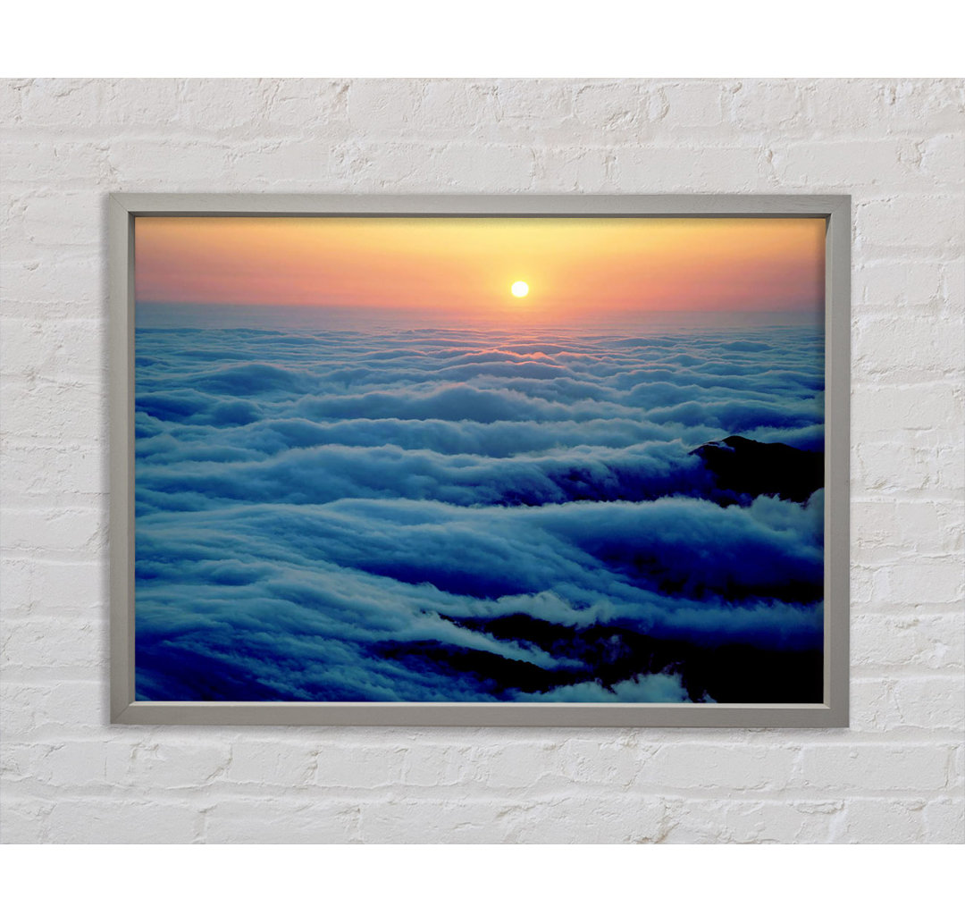 Gentle Ocean Wave Clouds - Einzelne Bilderrahmen Kunstdrucke auf Leinwand