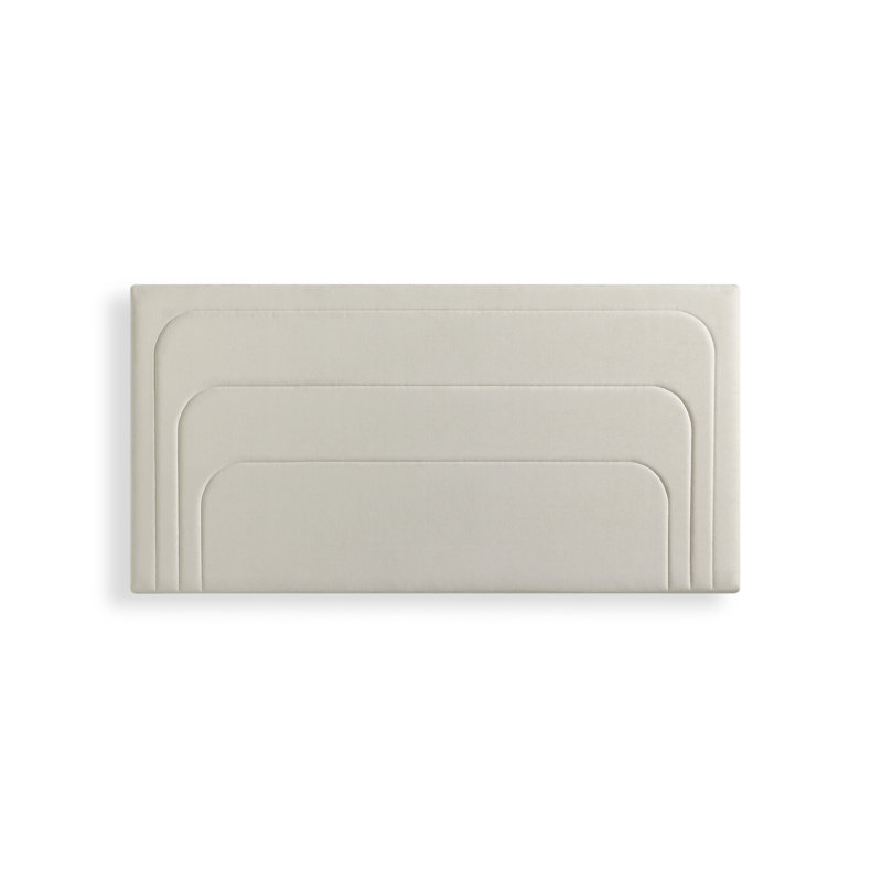 Upholstered Headboard, Beige, Double (4'6)