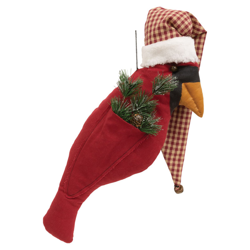 Crochet de porte de Noël cardinal