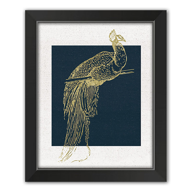 «Gold Line Art», reproduction encadrée