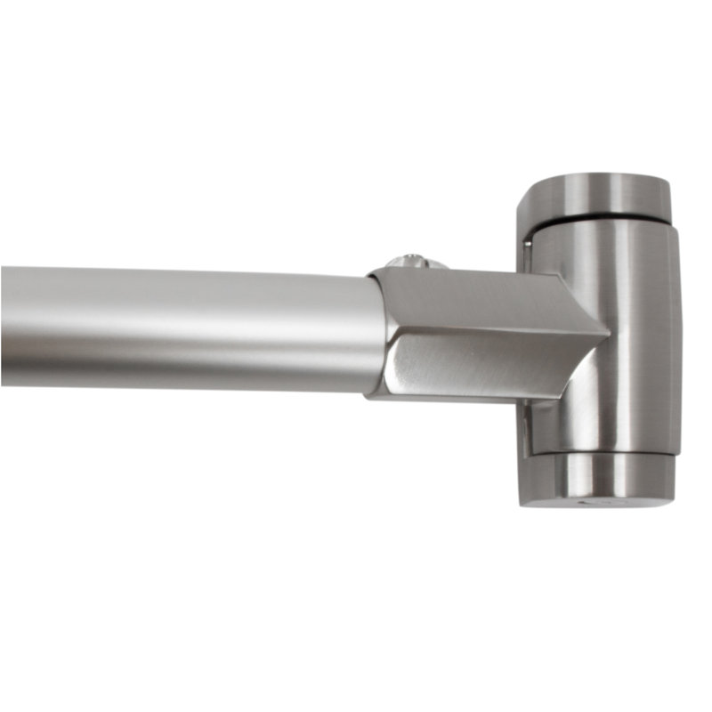Tringle à rideau de douche 38 po, Nickel brossé