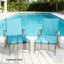 Ensemble de coussins de chaise longue