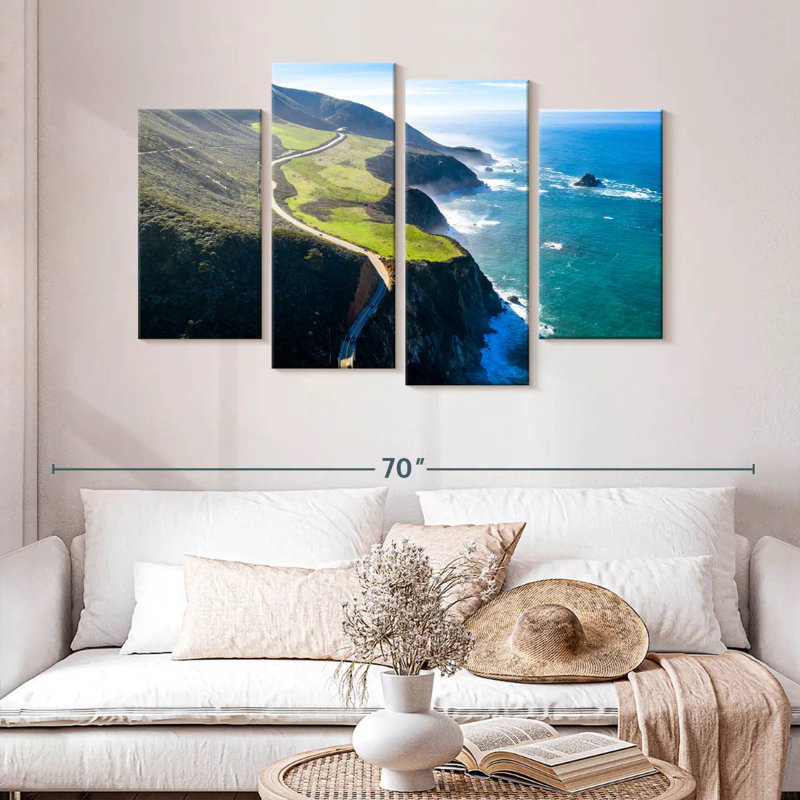 Gillard Pacific Coast Highway Cliff, 32"H x 52"W
