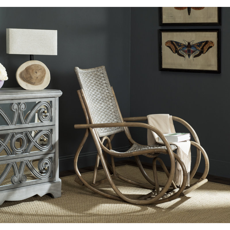 Chaise berçante Reis, Gris antique
