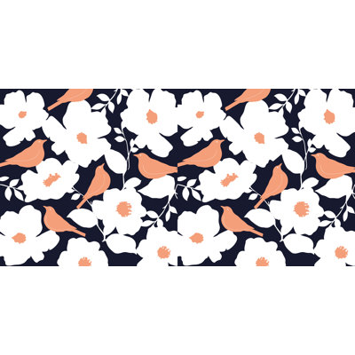 Housse de coussin d'extérieur carré Botanical Blooms Modfloral