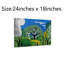 Impression sur toile 24 x 18 pouces, campagne