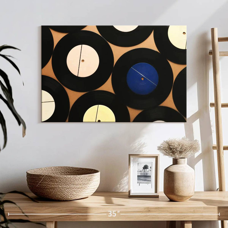 Abarca Vinyl Record Collection, 16" H x 24" W
