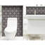 Carreaux amovibles pelez et collez gris foncé 8 po x 8 po-557156157-557156097