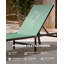Chaise longue pliante et réglable en aluminium avec roulettes, 5 positions, fauteuil de bronzage inclinable pour terrasse, plage, piscine-1512074683