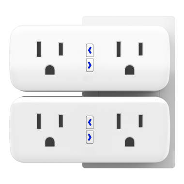 Smart Plug Outlet Extender Compatible with Alexa Google Home, TESSAN WiFi  Multi Plug Outlet with 3