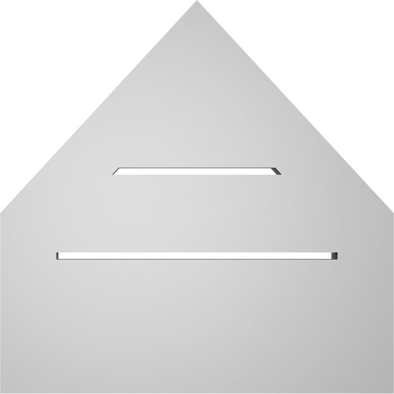 Évent à pignon fonctionnel en uréthane Signature, H 14 po x l 14 po x P 1,5 po, 13/12