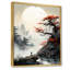 «Asian Art Samurais Landscape III», reproduction d'art sur toile asiatique-1146043890-1146043784