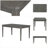 6 - Person Four Leg Dining Set-1571580964