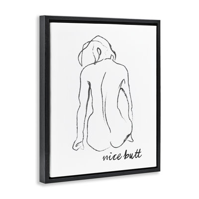 Nice Butt Bathroom Refresh Floating Frame, design by Lettered and Lined