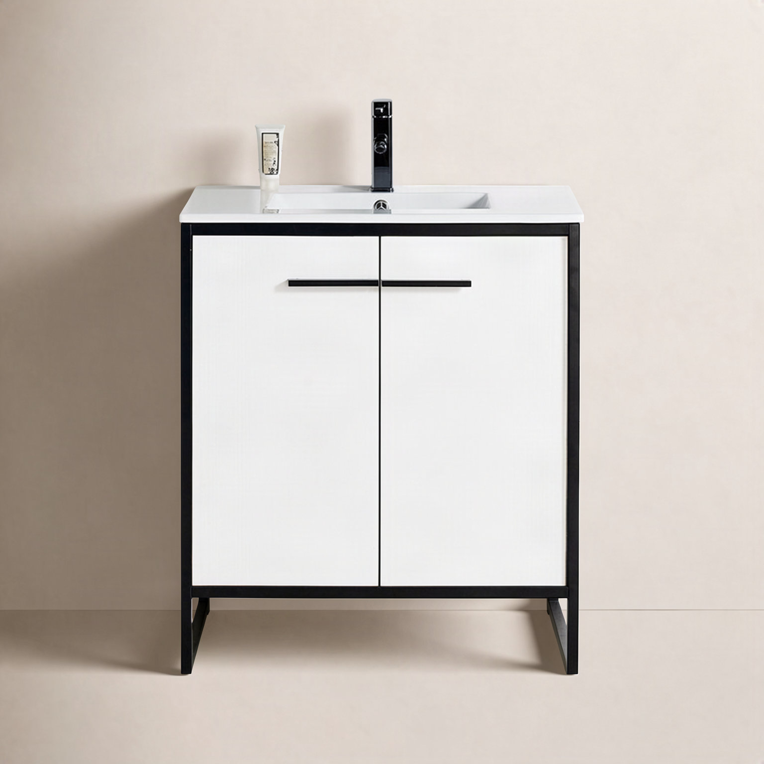Saray 30'' Single Bathroom Vanity, White