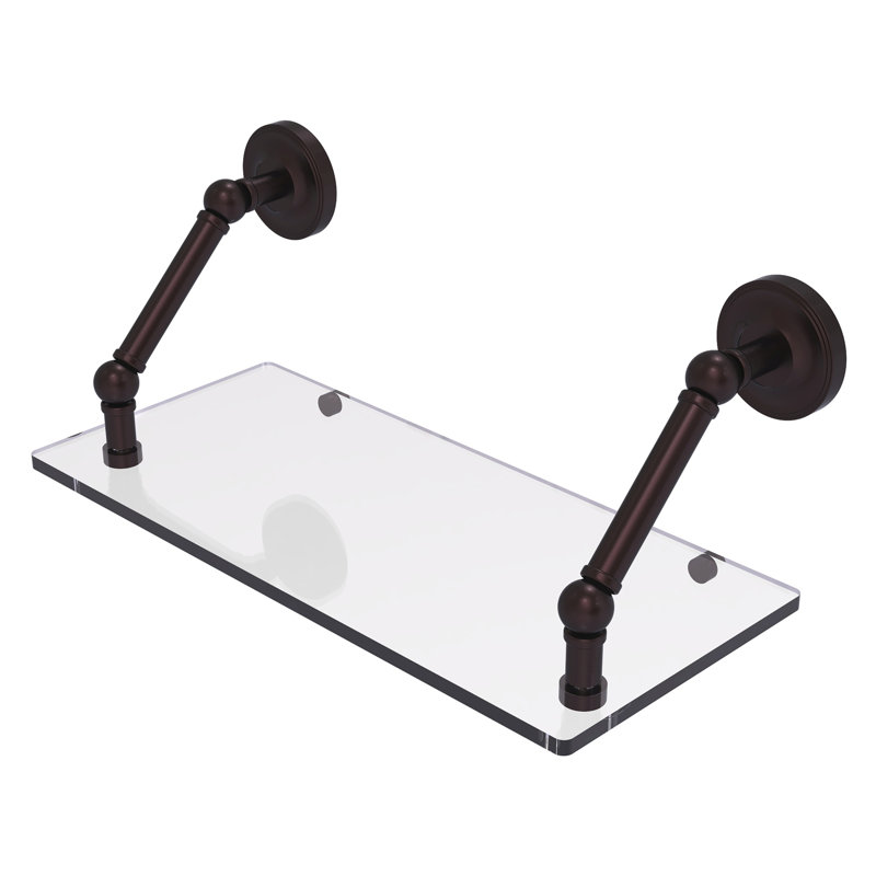 Étagère murale flottante Alcott, Bronze antique, H 8 po x l 18 po x P 8 po